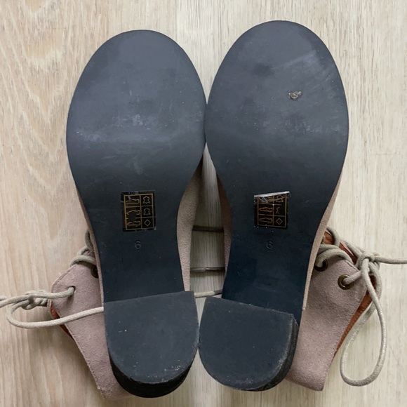 Suede heel sandal boot - Picture 7 of 13